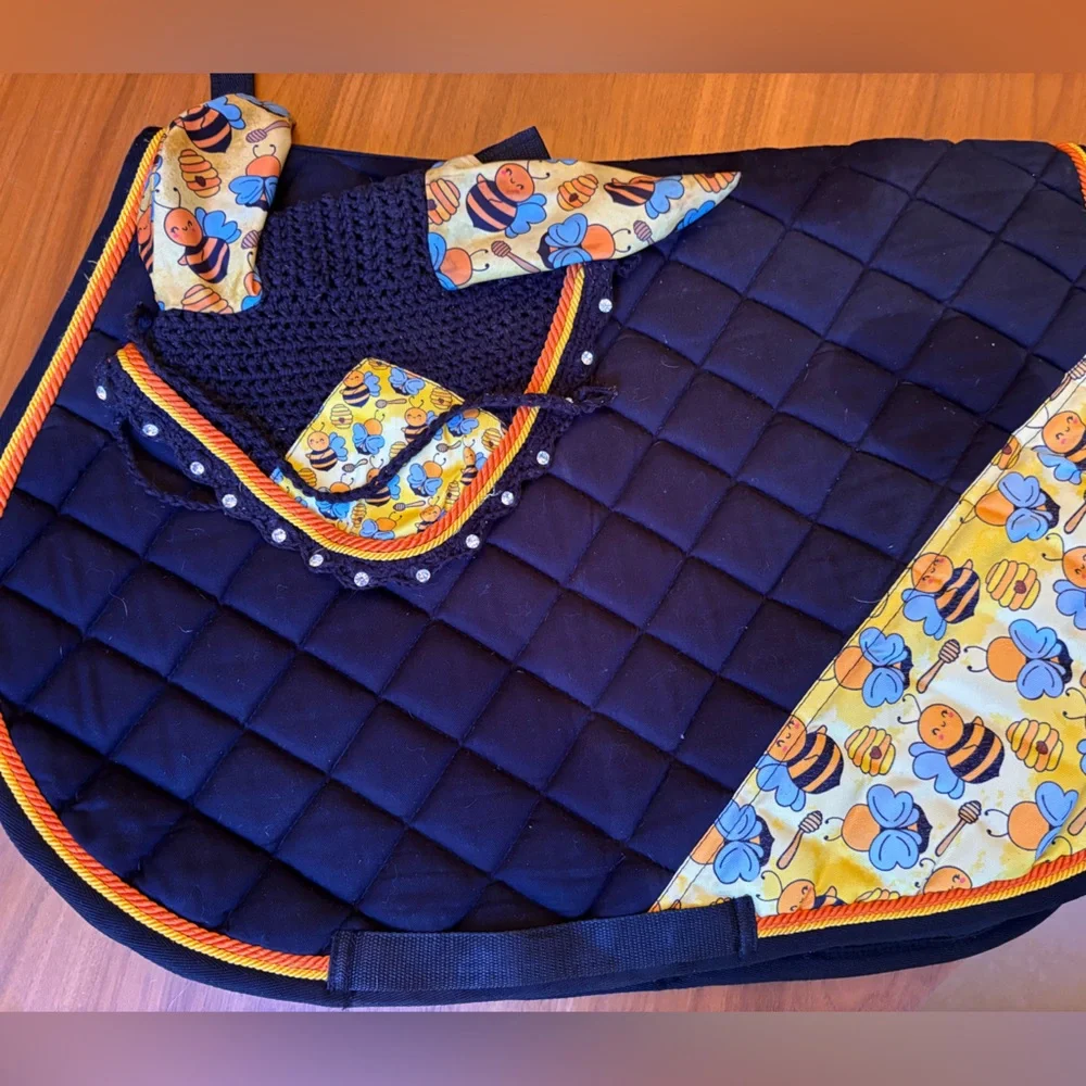 Horse Saddle Pads and Ear Bonnets - Picture 2 of 3